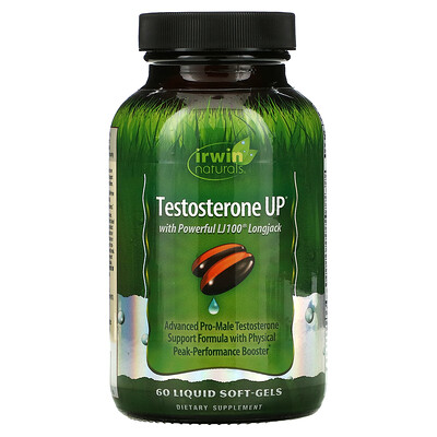 

Irwin Naturals, Testosterone UP, 60 Liquid Soft-Gels