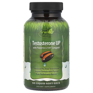 Irwin Naturals, Testosteron UP, 60 flüssige Weichkapseln