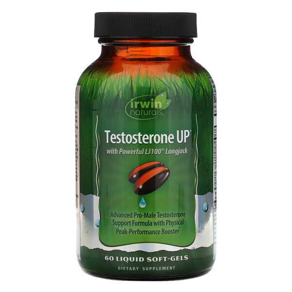 Irwin Naturals, Testosterone UP, 60 Liquid SoftGels iHerb