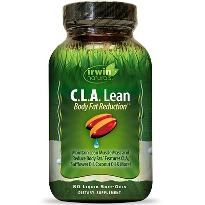 C.L.A. Lean, Body Fat Reduction, 80 мягких желатиновых капсул с жидкостью