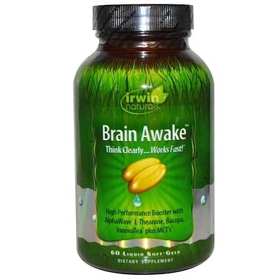 Irwin Naturals Brain Awake, 60 жидких гелевых капсул
