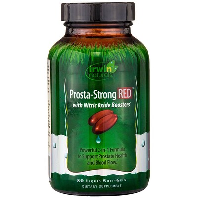 Irwin Naturals Prosta-Strong RED, 80 мягких капсул с жидкостью
