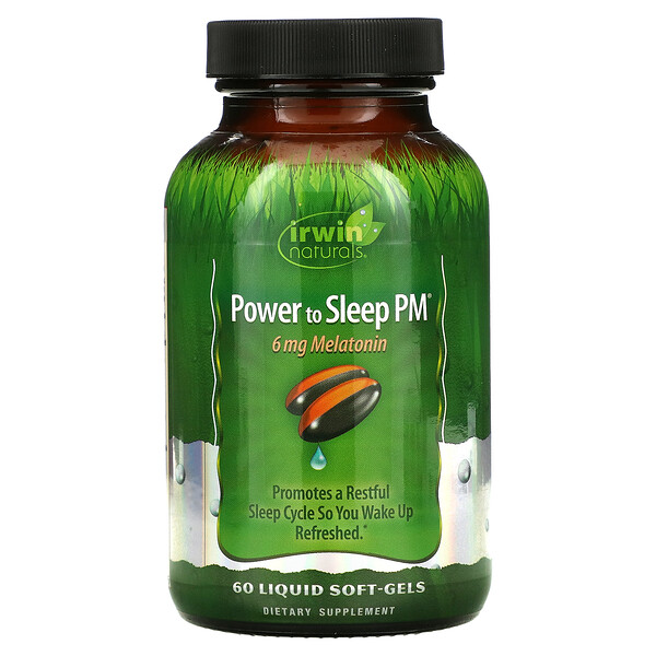 Irwin Naturals, Power to Sleep PM, 60 Liquid Soft-Gels