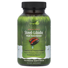 Steel-Libido, бустер тестостерону, 75 м'яких капсул з рідиною
