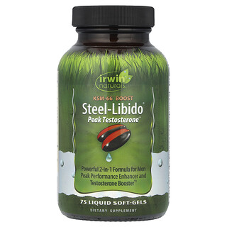 Irwin Naturals, Steel-Libido® Peak Testosterone®, 75 Liquid Soft-Gels