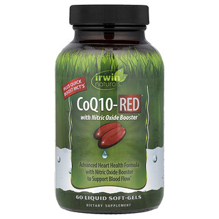 Irwin Naturals, CoQ10-Red®, 60 cápsulas blandas con contenido líquido