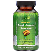 Triple-Joint, Turmeric - Chondroitin Glucosamine, 60 Liquid Soft-Gels - изображение
