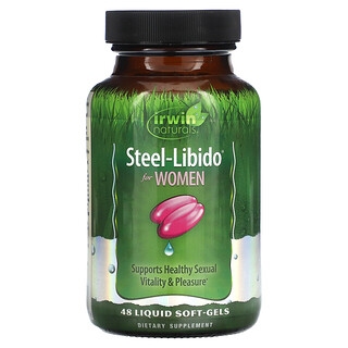 Irwin Naturals, Steel-Libido pentru femei, 48 de capsule moi lichide