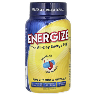 إيزاتوري‏, Energize ، حبوب الطاقة طوال اليوم ، 84 قرصًا