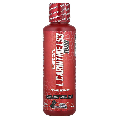 Isatori, L-Carnitin LS3® 1500, gemischte Beeren, 480 ml