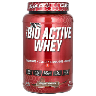 Isatori, 100% zer bio activ, senzație de ciocolată, 2 lb (928 g)