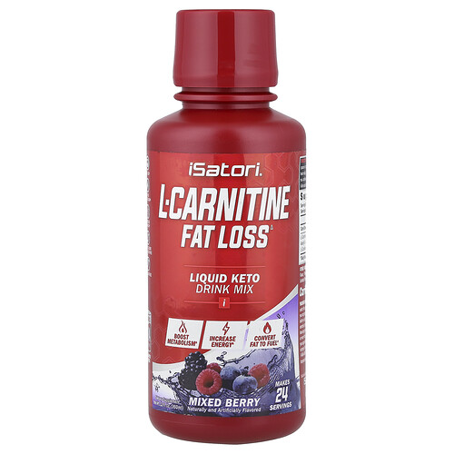 Isatori, L-Carnitine, Mixed Berry, 12 fl oz (360 ml)