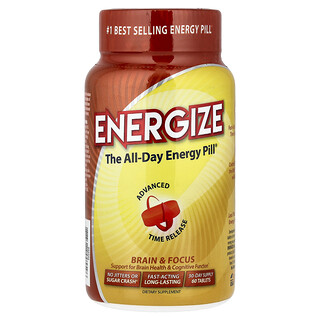 Isatori, Energize, The All-Day Energy Pill®, 60 Tablets
