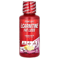 pink b12 l carnitine Isatori L-Carnitine, Pink Lemonade, 12 fl oz (360 ml)