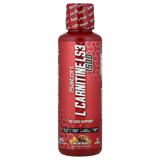 Isatori, L-Carnitine LS3 1500, Malibu Beach, 16 fl oz (480 ml)