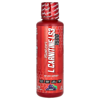 Isatori, L-Carnitine LS3 1500, Druif, 1500 mg, 480 ml