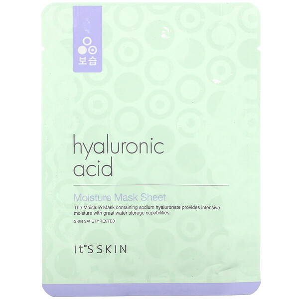 It's Skin‏, Hyaluronic Acid, Moisture Beauty Mask Sheet, 1 Sheet Mask, 17 g