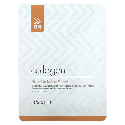 

It's Skin Collagen, питательная маска с коллагеном, 1 шт., 17 г