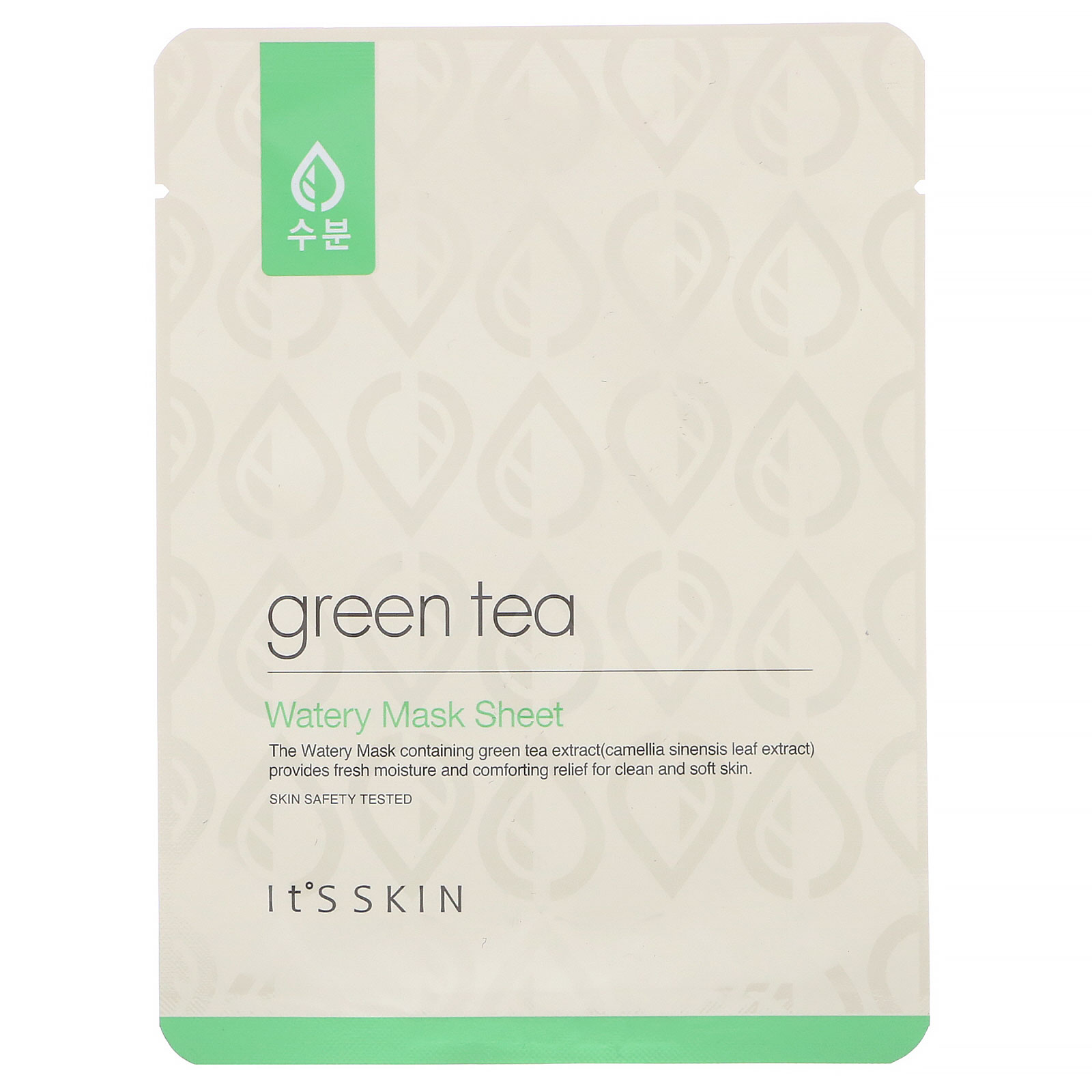 It S Skin Green Tea Watery Beauty Mask Sheet 1 Sheet 17 G