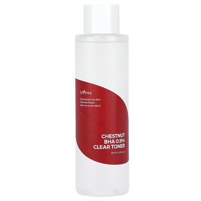 Isntree , Chestnut Bha 0.9% Clear Toner, Fl Oz (200 Ml) Size 6.76