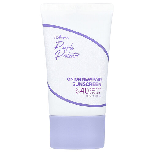 ISNtree, Purple Protector, Onion Newpair Sunscreen, Zwiebel-Newpair-Sonnenschutz, LSF 40, 50 ml (1,69 fl. oz.)