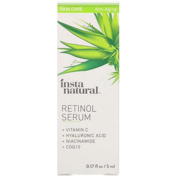 InstaNatural, Retinol Serum, Anti-Aging, 0.17 fl oz (5 ml)