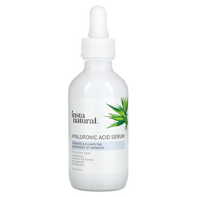 

InstaNatural, Hyaluronic Acid Serum, 2 fl oz (60 ml)