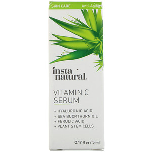 Инстанатурал, Vitamin C Serum, Anti-Aging, 0.17 fl oz (5 ml) отзывы покупателей