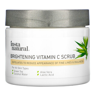 InstaNatural, Brightening Vitamin C Scrub, aufhellendes Vitamin-C-Peeling, 56 g (2 oz.)