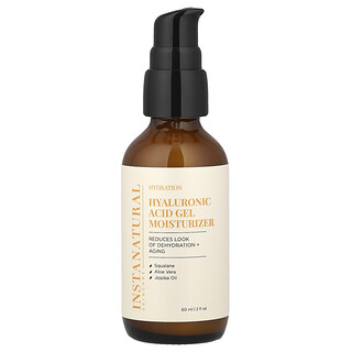 InstaNatural, ヒアルロン酸ジェル モイスチャライザー、60ml（2液量オンス）