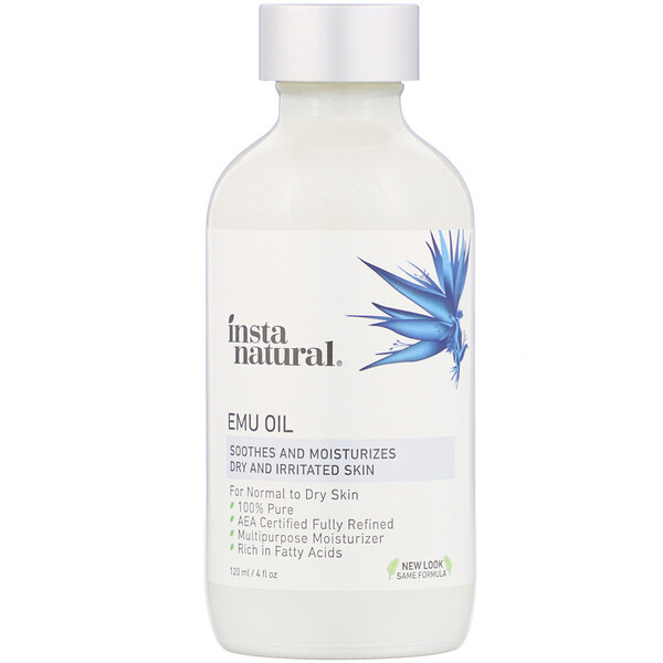 InstaNatural‏, Emu Oil, Body Treatment, 4 fl oz (120 ml)