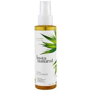 Инстанатурал, Facial Oil Cleanser, For Dry & Sensitive Skin, 4 fl oz (120 ml) отзывы покупателей
