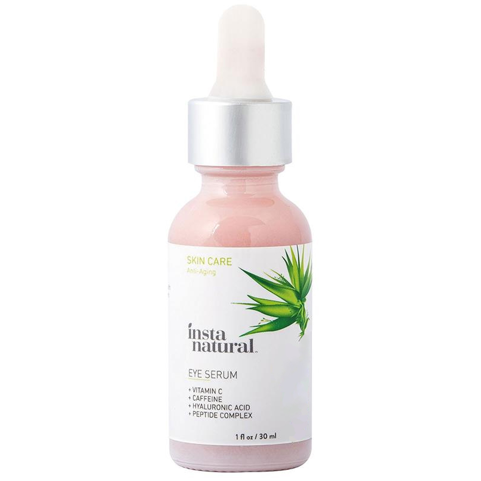 InstaNatural, Eye Serum, with Vitamin C, Caffeine and Hyaluronic Acid