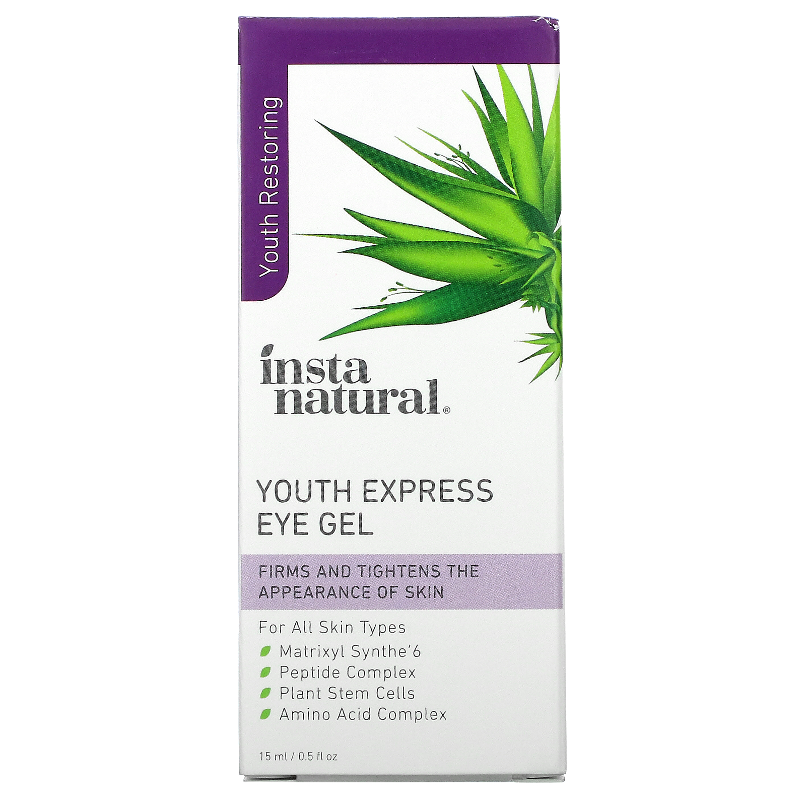 instanatural hyaluronic acid eye gel cream