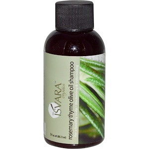 Исвара Органикс, Shampoo, Rosemary Thyme Olive Oil, 3 fl oz (88.72 ml) отзывы