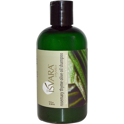 Isvara Organics 迷迭香百里香橄欖油洗髮水,9.5液盎司(280毫升)