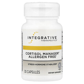 Integrative Therapeutics‏, كورتيزول Manager®، خالٍ من مسببات الحساسية، 30 كبسولة