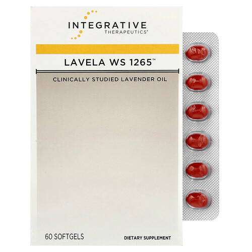 Integrative Therapeutics, WS 1265™ de Lavela, 60 cápsulas blandas (80 mg por cápsula blanda)