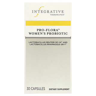 Integrative Therapeutics, Pro-Flora™, Suplemento probiótico para mujeres, 30 cápsulas (30 mg por cápsula)