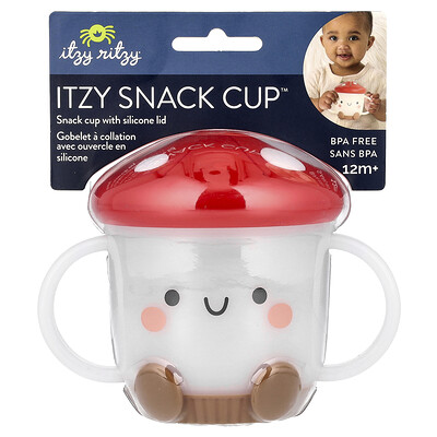 Product Image for itzy ritzy, Itzy Snack Cup , 12+ Months, Mushroom, 1 Cup