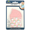 itzy ritzy, Itzy Mitt, Food Grade Silicone Teether, 3+ Months, Light Pink Unicorn, 1 Teether