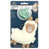 Itzy Ritzy, Sweetie Pal, Silicone Pacifier and Plush Pacifier Lovey, 0+ Months, Lama, 2 Piece Set