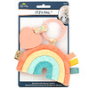 itzy ritzy, Itzy Pal, Plush Pal With Silicone Teether,  0+ Months, Macy The Rainbow, 1 Plush Teether