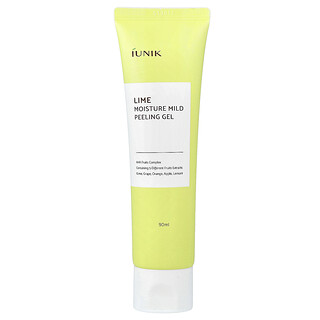 iUNIK, Lime Moisture Mild Peeling Gel, All Skin Types, 3.04 fl oz (90 ml)