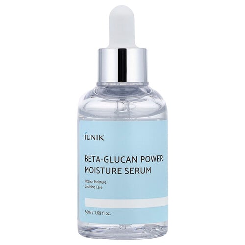 Iunik Beta-Glucan Power Moisture Serum, Dry & Sensitive Skin Type, 1.69 fl oz (50 ml)