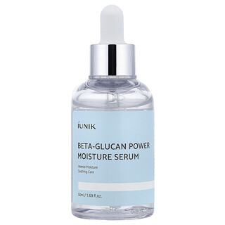 iUNIK, ベータグルカンパワーモイスチャーセラム、乾燥肌＆敏感肌用、50ml（1.69液量オンス）
