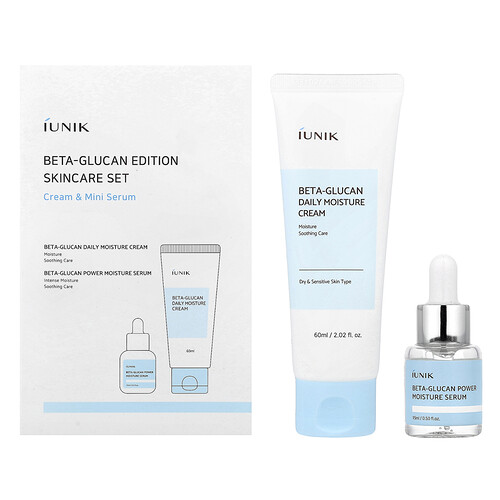Iunik - Beta-Glucan Edition Skincare Set 2026 Version - 2 Pcs - Image 2