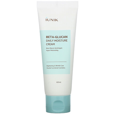 Купить IUNIK Beta-Glucan Daily Moisture Cream, 2.02 fl oz (60 ml)