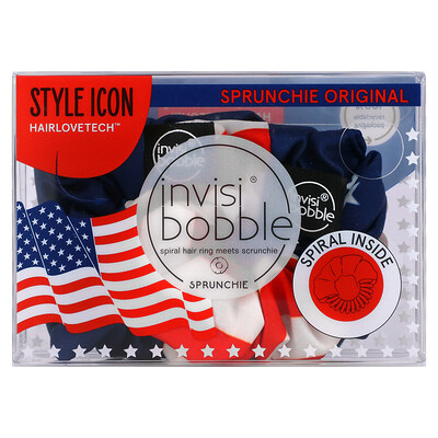 Купить Invisibobble Sprunchie Original, американский флаг, 2 шт.