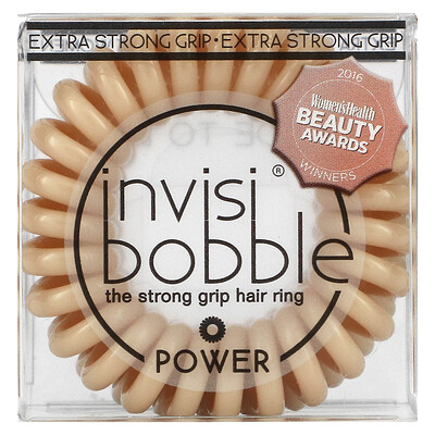 Купить Invisibobble Кольцо для волос Power, Strong Grip, To Be Or Nude, 3 шт. В упаковке